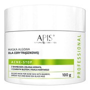 Apis Acne Stop, maska algowa dla cery trądzikowej z bambusem, zieloną herbatą i czarnym błotem z Morza Martwego, 100 g https://azcdn.doz.pl/image/d/product/34934b89-scale-180x180.png