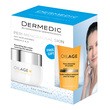 Zestaw Dermedic Oilage, odżywczy krem na dzień przywracający gęstość skóry, 50 ml + olejowy syndet do mycia twarzy, skóra wrażliwa, 25 ml