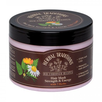 Herbal Traditions, Strenght & Energy, maska do włosów z 7 ziołami, 300 ml