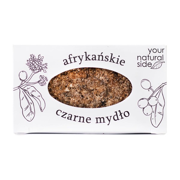 Your Natural Side Your Natural Side, mydło, czarne, afrykańskie, 100 g — Składniki i ocena
