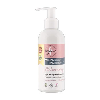 4Organic, hialuronowy płyn do higieny intymnej, 200 ml