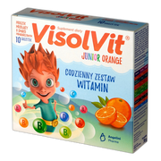 Visolvit Junior Orange, granulat w saszetkach, musujący, 10 szt.