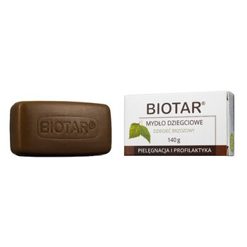 Biotar, mydło dziegciowe, 4% dziegciu brzozowego, 140 g