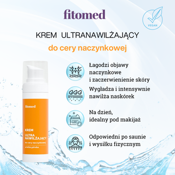 Fitomed, krem ultranawilżający do cery naczynkowej, Arnika górska, 30 g
