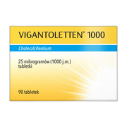 Vigantoletten 1000, 1000 j.m., tabletki, 90 szt., witamina D
