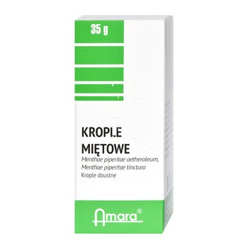 Krople miętowe, (Nalewka miętowa), 35 g (Amara)