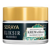 Soraya Eliksir Młodości, przeciwzmarszczkowy krem-eliksir na dzień i na noc 40+, 50 ml https://azcdn.doz.pl/image/d/product/55b9e116-scale-180x180.png
