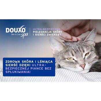 Douxo Spa Mousse, ultra-bezpieczna pianka bez spłukiwania dla kotów, 150 ml