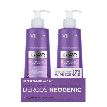Zestaw Promocyjny Vichy Dercos Neogenic, szampon, 400 ml x 2 opakowania