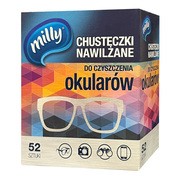 Milly, chusteczki nawilżane do czyszczenia okularów, 52 szt. https://azcdn.doz.pl/image/d/product/d70be0c4-scale-180x180.png