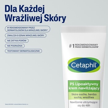 Zestaw 2 x Cetaphil PS, lipoaktywny krem nawilżający, 100 g