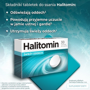 Halitomin, tabletki do ssania, 30 szt.