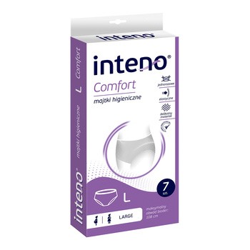 Inteno Comfort, majtki higieniczne, rozmiar L, 7 szt.