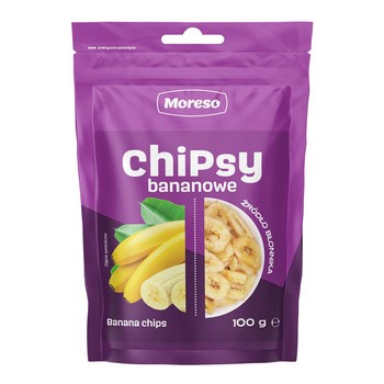Moreso, chipsy bananowe, 100 g