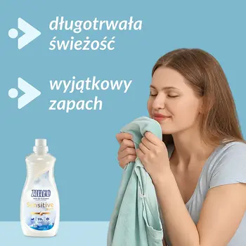 Zielko, Płyn do płukania Sensitive Aura, 1520 ml