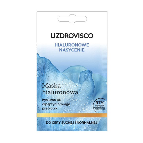 Uzdrovisco Uzdrovisco Hialuronowe Nasycenie, maska hialuronowa, 2 x 5 ml