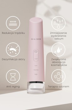 Beautifly, B-Plasma Blush, masażer do twarzy antytrądzikowy Anti Aging, 1 szt.