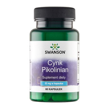 Swanson Cynk (Pikolinian), 22 mg, kapsułki, 60 szt.