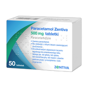 Paracetamol Zentiva, 500 mg, tabletki, 50 szt.
