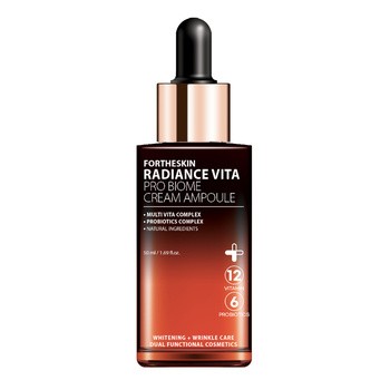 Fortheskin Radiance Vita, rozjaśniająca ampułka ampułka kremowa z witaminami, 50 ml