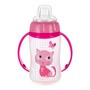 Canpol Babies, kubek treningowy Cute Animlas, 320 ml, róż, 1 szt.