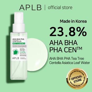 APLB AHA BHA PHA Centella Mist Essence, mgiełka-esencja do twarzy z kwasami i wąkrotą azjatycką, 105 ml