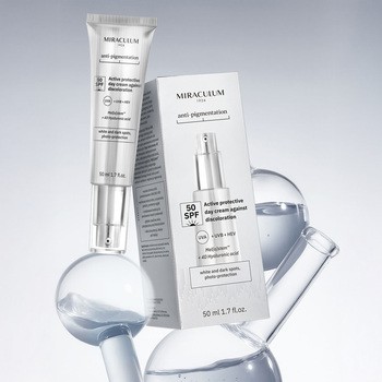Miraculum Anti-Pigmentation, aktywny krem ochronny na dzień SPF 50, 50 ml