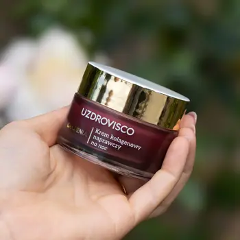 Uzdrovisco Gardenia, Krem kolagenowy naprawczy na noc, 50 ml