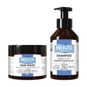 Zestaw BIOVAX Prebiotic, szampon nawilżający + maska regenerująca