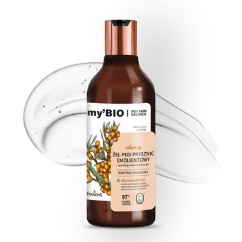 my'BIO, odżywczy żel pod prysznic, emolientowy, 500 ml