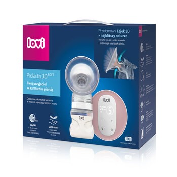 Canpol Lovi Prolactis 3D Soft, laktator dwufazowy elektryczny, 1 szt.