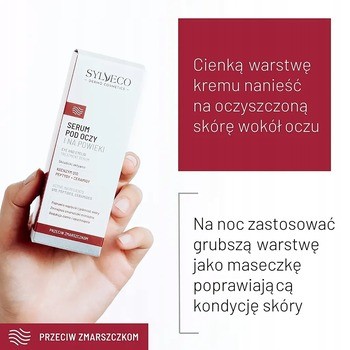 Sylveco Dermo Przeciw zmarszczkom, serum pod oczy i na powieki, 15 ml