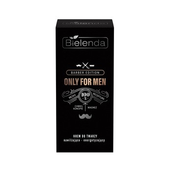Bielenda Only For Men, krem nawilżająco-energetyzujący, 50 ml