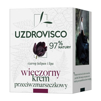 Uzdrovisco Czarny tulipan, wieczorny krem przeciwzmarszczkowy, 50 ml