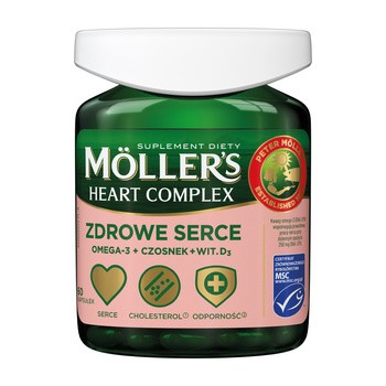 Mollers Heart Complex, Zdrowe Serce, kapsułki,  60 szt.