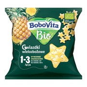 BoboVita Bio, gwiazdki wielozbożowe, ananasowe, 1-3 lata, 20 g