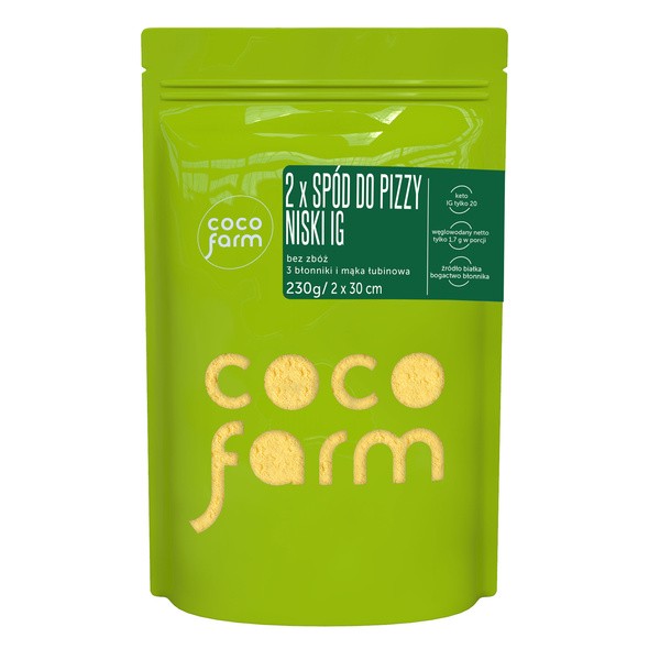 Spód do pizzy keto mieszanka 230g [COCO FARM] - COCO FARM