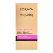 Soraya Złoty Lifting, rewitalizujący krem pod oczy przeciwzmarszczkowy, 15 ml        