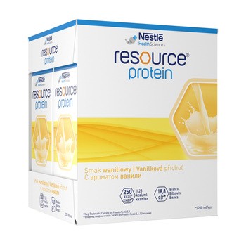 Resource Protein, płyn o smaku waniliowym, 4 x 200 ml