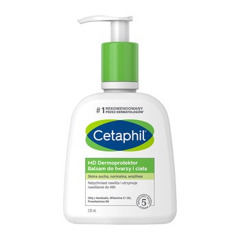 Cetaphil MD Dermoprotektor, balsam nawilżający do twarzy i ciała, 236 ml