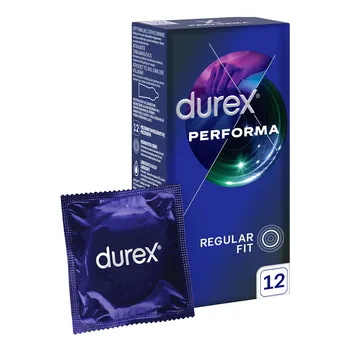 Durex Performa prezerwatywy ze środkiem nawilżającym 12 szt. [RECKITT BECKINSER]