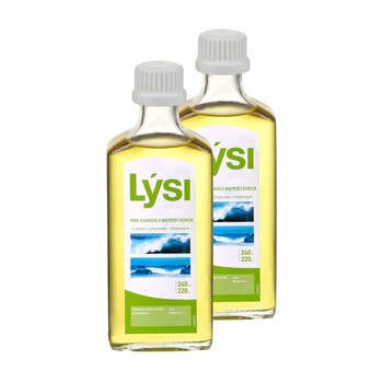 Zestaw 1+1 Lysi Tran islandzki o smaku cytrynowo-miętowym