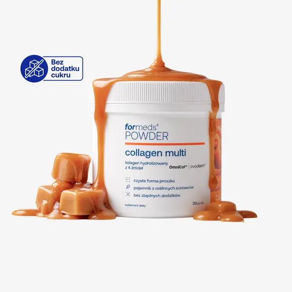 Коллаген в порошке ForMeds Powder Collagen Multi, 4 источника коллагена, с эластином, 30 порций — фото 3