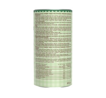 OneDayMore Granola pistacjowa z malinami, 400 g