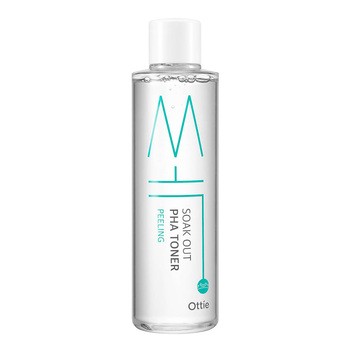 Ottie Soak Out, tonik do twarzy z kwasem PHA, 210 ml