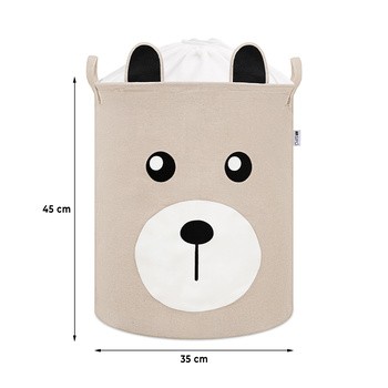 Sipo, kosz na zabawki, Miś, 1 szt.