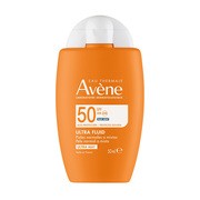 Avene Eau Thermale Ultra Fluid SPF50, wysoka ochrona przeciwsłoneczna niewidoczna na skórze, 50 ml https://azcdn.doz.pl/image/d/product/4c24976d-scale-180x180.png