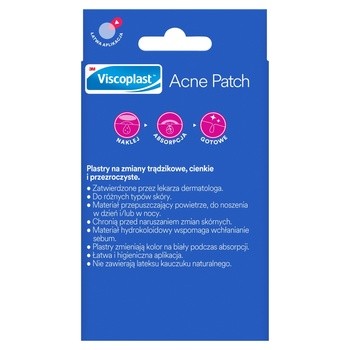 Viscoplast, plastry na zmiany trądzikowe, 15 szt.