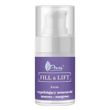 Ava Fill & Lift, krem wypełniający zmarszczki nosowo-wargowe, 15 ml