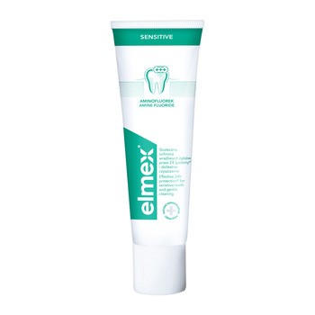 Elmex, Sensitive z aminofluorkiem, pasta do zębów, 75 ml